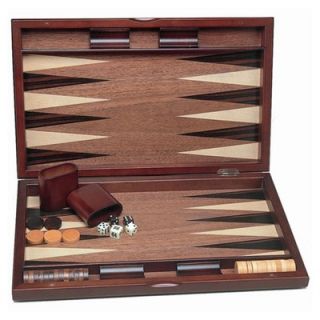 Wood Expressions Backgammon Set with Wood Inlay
