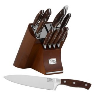 Chicago Cutlery Signature Forged 12 Piece Cutlery Block Set in Walnut