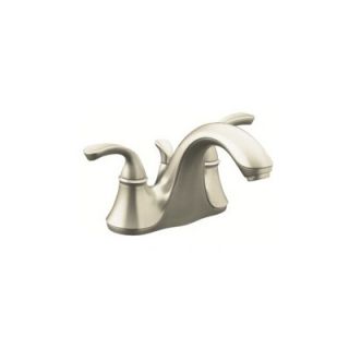 Kohler Forte Centerset Bathroom Sink Faucet with Double Lever Handles