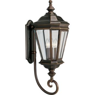  Crawford Outdoor Wall Lantern in Oil Rubbed Bronze   P5672 108