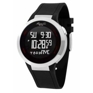 Mens Straps Silicone Watch in Black