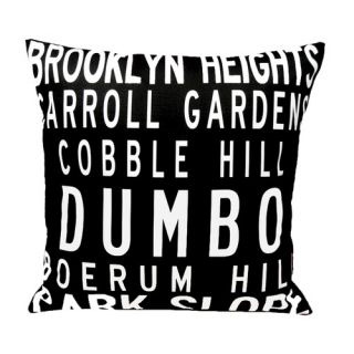 Brooklyn Neighbordhoods Pillow