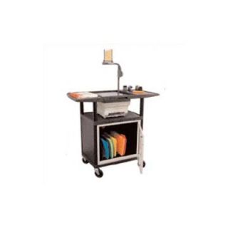 Luxor Stand Up Overhead Projector Table with Cabinet