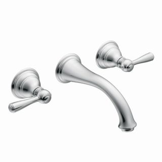 Kingsley Wall Mounted Bathroom Faucet with Double Handles