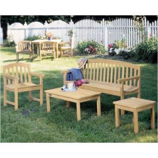 Oxford Garden Adirondack Chair and Footstool Set   211212199