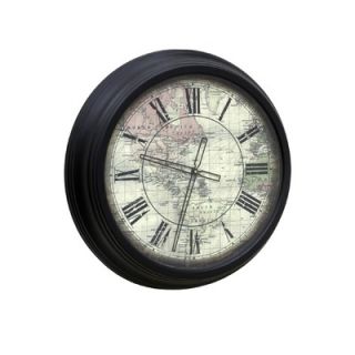 Style Craft Map Wall Clock   WC 1002 DS