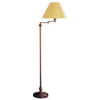 Cal Lighting Swing Arm Floor Lamp with Shade in Dark Bronze   BO 314