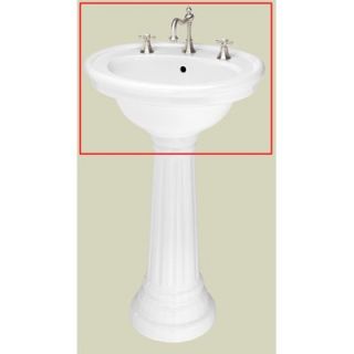 St Thomas Creations Mayfair Pedestal Sink Basin   5126.122.01