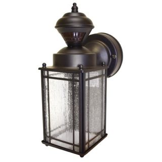 Shaker Cove Mission Style Motion Activated Security Light in Oil Ru