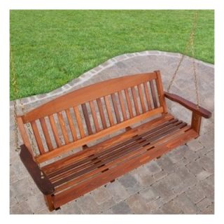 Design Toscano Rockaway Garden Porch Swing with Stand