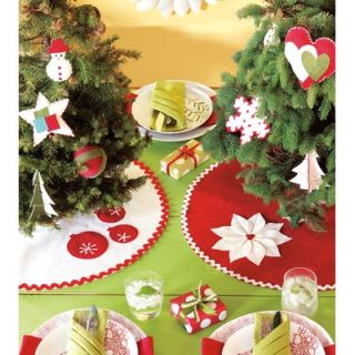 Eastern Accents North Pole Holiday Floral Mini Tree Skirt   LEY 121