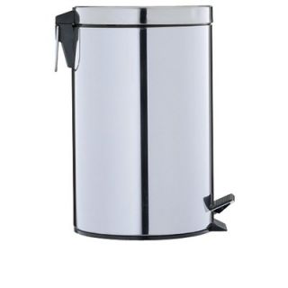 OIA Round Step On Trash Can in Stainless Steel (3.125 Gal)