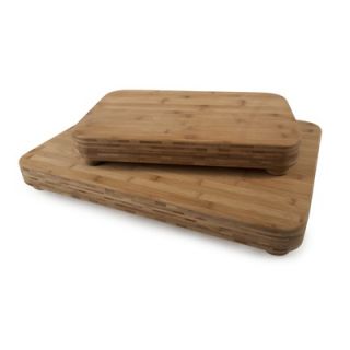 Core Bamboo Pro Chef Lotus Large Chop Block in Natural