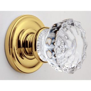 Baldwin Filmore Privacy Crystal Knob with Rope Style Rose   5800