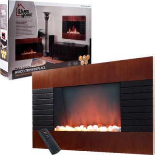 Warm House Wall Mounted Fireplace Heater   80 WT750
