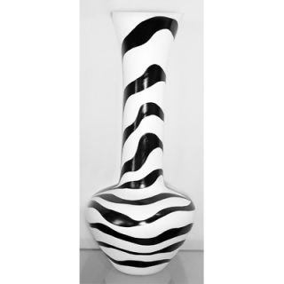 Womar Glass Zebra Vase   GD253077