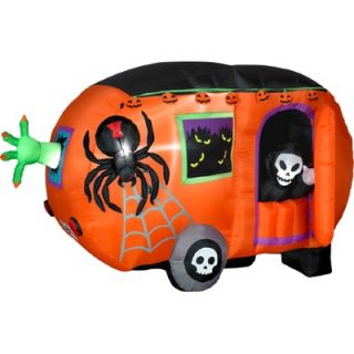 Gemmy Industries Airblown Animated Halloween Camper