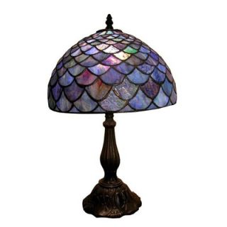 Warehouse of Tiffany Amber Shell Table Lamp   MB06+PS138