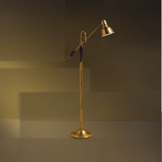 Kichler Westwood at Work Adjustable Antique Brass Floor Lamp