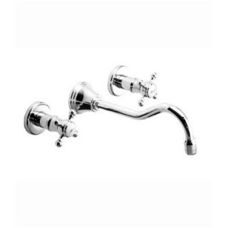  Wall Mounted Bathroom Faucet Set with Double Cross Handles   853/138