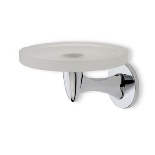Stilhaus by Nameeks Holiday Wall Mounted Round Soap Dish in Chrome