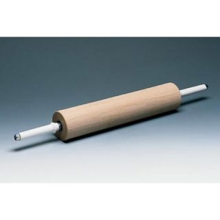 Paderno World Cuisine Wooden Rolling Pin Handles with Gear