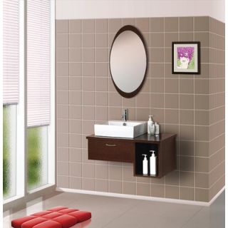 Dreamline Wall Mounted Modern Bathroom Vanity   DLVRB 134
