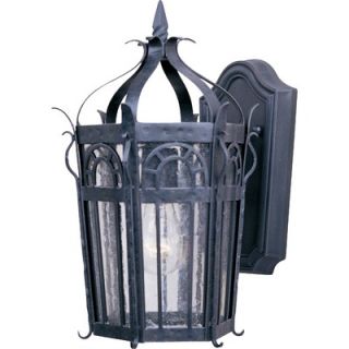 Maxim Lighting Cathedral One Light Outdoor Wall Lantern in Country