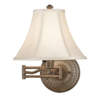 Kenroy Home Amherst Wall Swing Arm Lamp in Nutmeg Finish   21395NUT