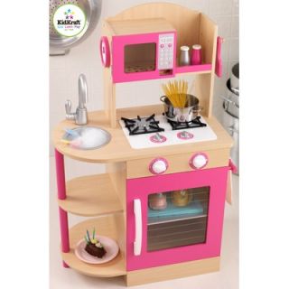 KidKraft Pink Wooden Play Kitchen