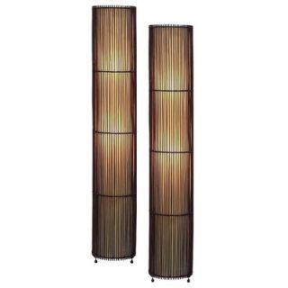 Aspire Theo Bamboo Floor Lamp (Set of 2)