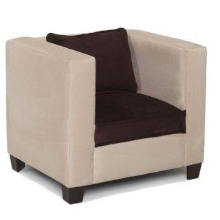 Hannah Baby Kids Modern Chair in Beige and Chocolate