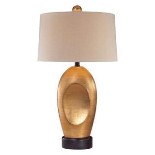 Minka Ambience Accent Table Lamp in Distressed Gold Leaf