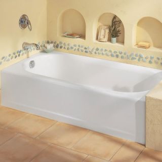American Standard Princeton Luxury Ledge Americast Recessed Bath Tub