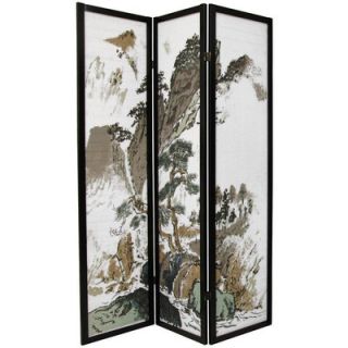 Oriental Furniture Asian Landscape Decorative Room Divider   SSCLND