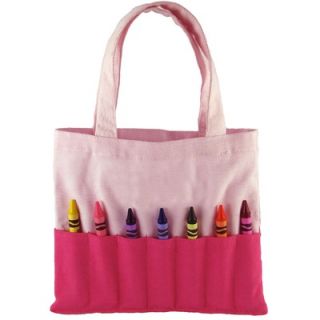 Princess Linens Doodlebugz Crayola Crayon Apron in Pink Stripe