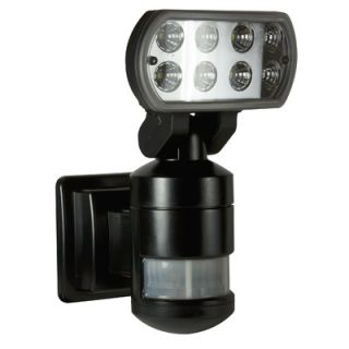 Nightwatcher Security Motion Tracking LED Security Floodlight in Black