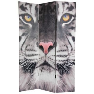 Oriental Furniture 6 Feet Tall Double Sided Tiger Room Divider   CAN