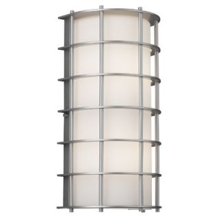 Hollywood Hills Outdoor Wall Fixture in Silver Vista   Energy Smart