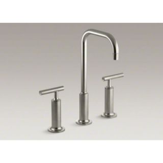 Kohler Purist Widespread Bathroom Faucet with Double Lever Handles