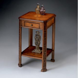 Butler Masterpiece Square End Table in Olive Ash Burl