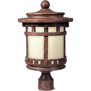 Maxim Lighting Santa Barbara ES Post Lantern in Sienna   85036MOSE