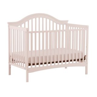 Storkcraft Ravena Fixed Side Convertible Crib in White   04550 441