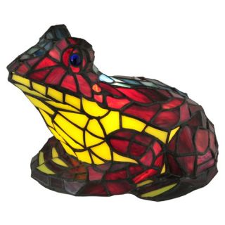 Frog Tiffany Animals Glass Accent Lamp