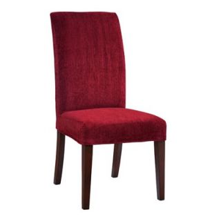 Powell Classic Seating Chenille Slipcover in Garnet Red   741 201Z