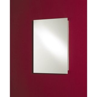 Focus Single Door Recessed Cabinet with Clean Polished Edged Mirror