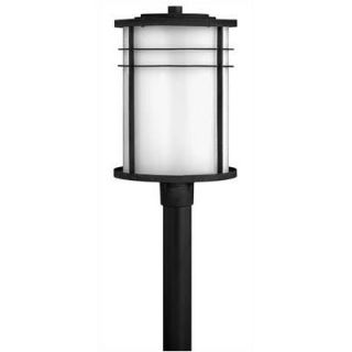 Hinkley Lighting Ledgewood Outdoor Post Lantern in Vintage Black