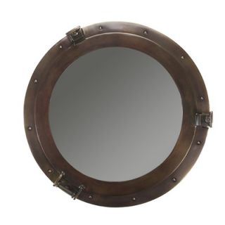 Authentic Models Lounge Porthole Large Mirror in Bronze