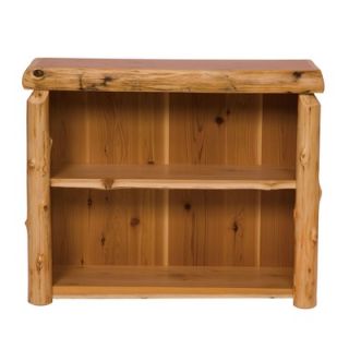 Fireside Lodge Traditional Cedar Log Bookshelf   17010 / 17020