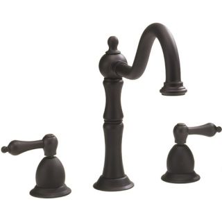 Double Handle Widespread Kitchen Faucet with Lever Handles